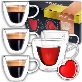 Pohár na kokteily - Ezy poháre na kávu a čaj 180 ml 6 ks.