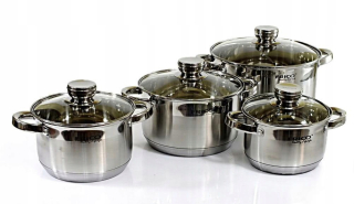 Sada hrncov - 8-diel 2L 3L 4L 4L POTS 65L FRICO 1154 WAWA