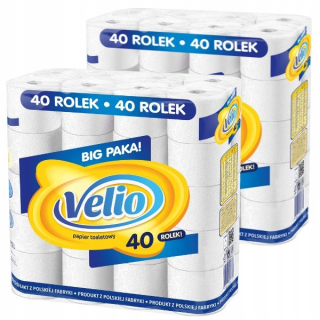 Toaletný papier - 2× Almusso toaletný papier neparfumovaný 40 ks.