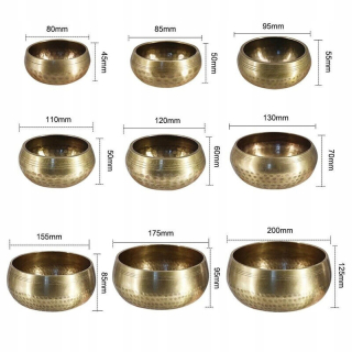 85 mm budhistická tibetská misa Singing Bowl