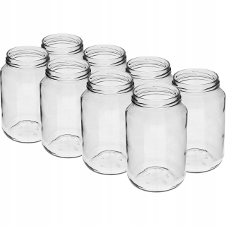 Sklenené nádoby Browin 132100 Transparentné 1000 ml 8 ks.