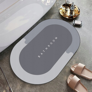 Kúpelňová predložka - A-Blue Grey Super Absornt Bath Mat Sz