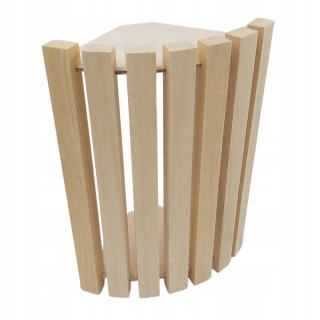 Sauna lampa lampa Porjun Abachi Round Roh