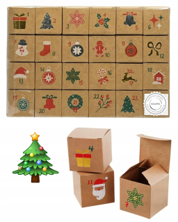 ADVENTNÝ KALENDÁR - KRAFT BOXY