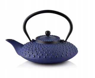 Čajník, kanvica na čaj - Alor Dark Blue liatinová konvička 0,8l