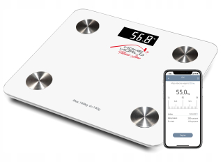 Kúpeľnňová váha - Kúpeľňová váha Tech-Med HW-FIT001