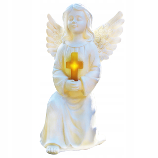 Večné svetlo, kahanec - Angel Guardian Cross Solar LED