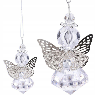 Vianočné ozdoby - Angel Crystal prívesok na svadbu vianočného stromu