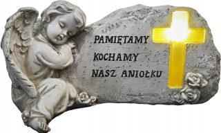 Figúrka, soška - POSTAVA ANJELA ANJEL NA HROBE OSVIETENÉHO ANJELA