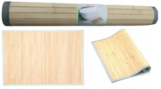 Anti -slip kúpeľňa rohož bambus koberec