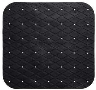 Non -Slip Mat sprchová sprcha sprchový podnos 50x50 čierny