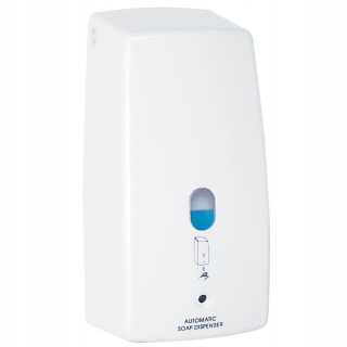 Dávkovač mydla - Bezdotykový nástenný dávkovač mydla Wenko 650 ml biely