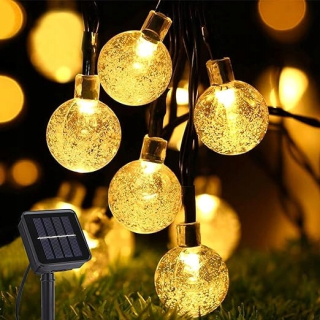 Vonkajšie solárne svietidlo Aisutha, 8 m, 40 LED