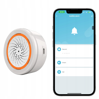 Smart home ovládač - Alarmová siréna Zigbee Tuya Inteligentné zariadenie pre bezpečnostné systémy