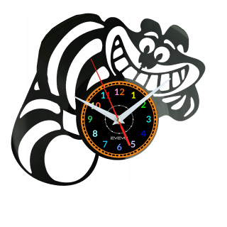 Hodiny - Alenka v ríši divov Cheshire Cat Nástenné hodiny