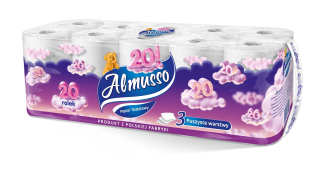 Toaletný papier - Almusso toaletný papier 3war 20ks cloud