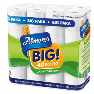 Toaletný papier - Almusso Big 3 vrstvy toaletný papier 40 ks