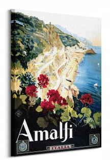 Piddix Taliansko maliarske plátno pobrežie Amalfi 60x80cm