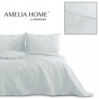 Prikrývka na posteľ - Pluga ameliahome 280 x 260,1 cm odtiene šedej