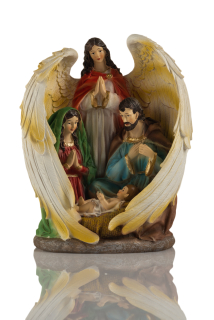 Vianočná postavička, dekorácia - anjel | Svätá rodina | betlehem Christmas