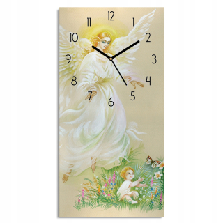 Hodiny - Guardian Angel Dieťa Hodiny s Picture 30x60 dekoratívnych