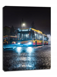 Autobus - maľba na plátne