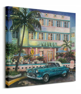 Melissa Sturgeon Avalon Hotel Miami Painting 60x60 cm