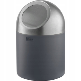 Odpadkový kôš - Baliv Kúpeľňa Push Matt Anthracite 1,25L