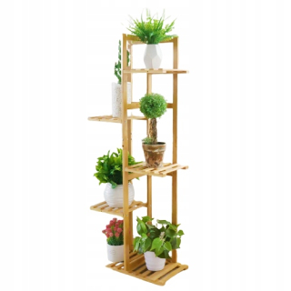 Kvetinové lôžko 102 cm drevené kvetiny pre obývaciu izbu