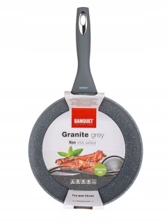 Panvica - Priestory - Žulový Šedá Fiscs 24 cm Indukčné / Hit