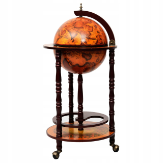 Alkoholový bar Globe vintage darček