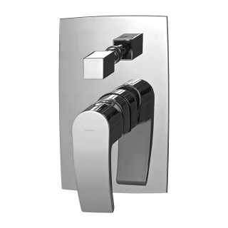 Flush -Mounted Vanted Shower Battery Chrome Kpl