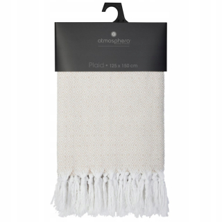 Prikrývka na posteľ - Atmosféra créateur d'intérieur bavlna Bedspread 150 x 125 cm béžová