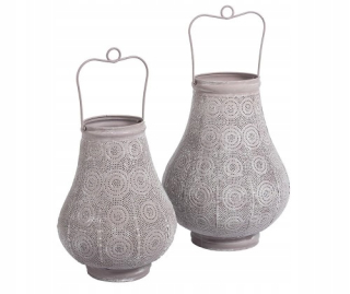 Lampáš, svietník - BELLDECO prelamované lucerna Rose 1b