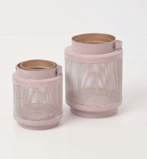 Lampáš, svietník - Belldeco Rose Lucerny Kovový valec 1