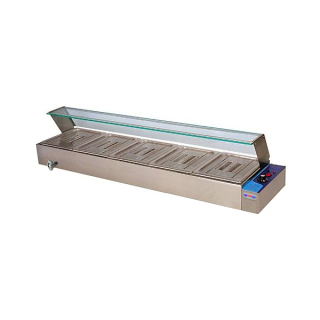 Ohrievač jedla - BEMAR HORNÝ Ohrievač KEBAB 5xGN 1/2 INOX FV
