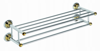 Bemeta Retro Gold/Chrome Double Hanger/Poličky