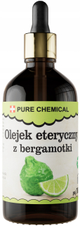 BERGAMOTOVÝ OLEJ PRÍRODNÝ BERGAMOTOVÝ éterický olej 100ml