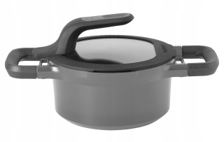 Hrniec, kastrol -  Berghoff hrniec 20 cm 2,8 l Gem Gray s krytom
