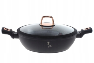 Hrniec, kastrol - Berlinger Haus Pot s krytom 3,8 l Black Rose