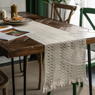 Behun na stol - Beige bege 200 x 30 cm