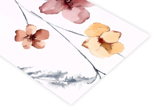 Behun na stol - Biely behúň, odtiene oranžové, ružové odtiene, odtiene šedej, žlté odtiene, viacnásobné odtiene s odtieňmi 100 x 40 cm