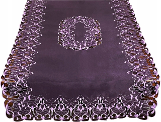Behun na stol - Behúň odtiene fialovej 120 x 60 cm
