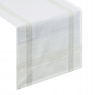 Behun na stol - Beige Tread, Golden 180 x 40 cm