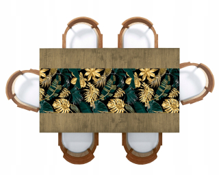 Behun na stol - Pathe -rezistentný obrus 180 x 40 cm obdĺžnik