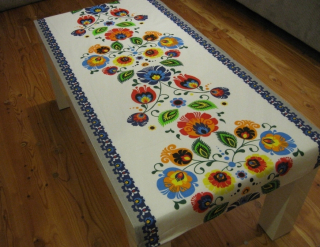 Behun na stol - Viacfarebný behúň 150 x 50 cm