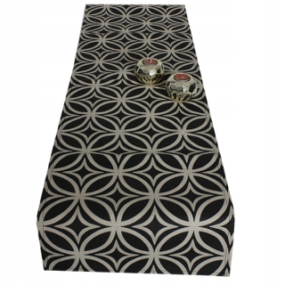 Behun na stol - Beige Tread, Black, Multi -Colored 180 x 40 cm
