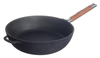 Panvica - Biol železnej liatiny 28 cm vysoká indukčné plyn