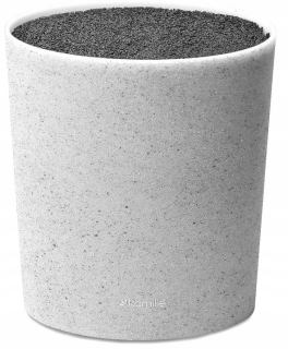 Kamille nôž stojan 22 cm šedý plast