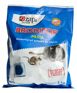 Broditop 1kg myši a cestoviny potkanov
